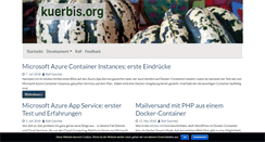 Desktop Screenshot of kuerbis.org