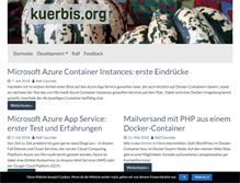 Tablet Screenshot of kuerbis.org